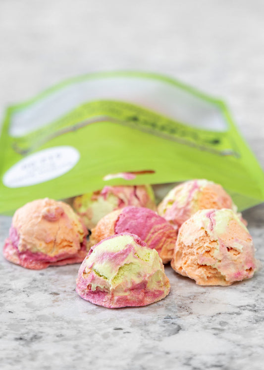 Rainbow Sorbet Scoops